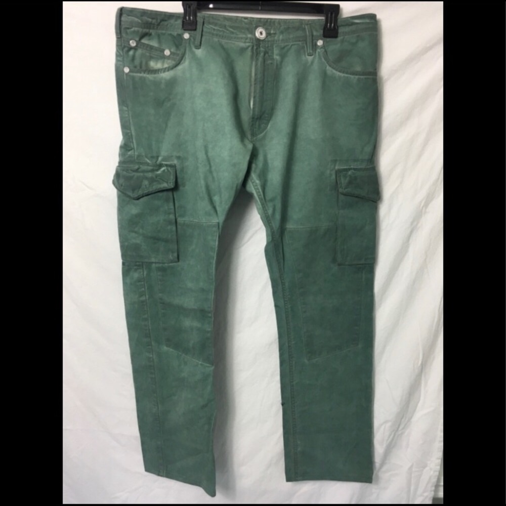 Jetlag Cargo Jeans Washed Green 36x34